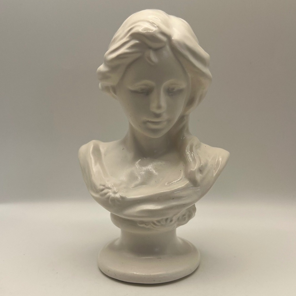 Hobby Lobby White Classical Bust Statue Coquette Whimsy Cottagecore 5.5 inches